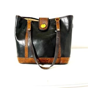 Brahmin leather tote